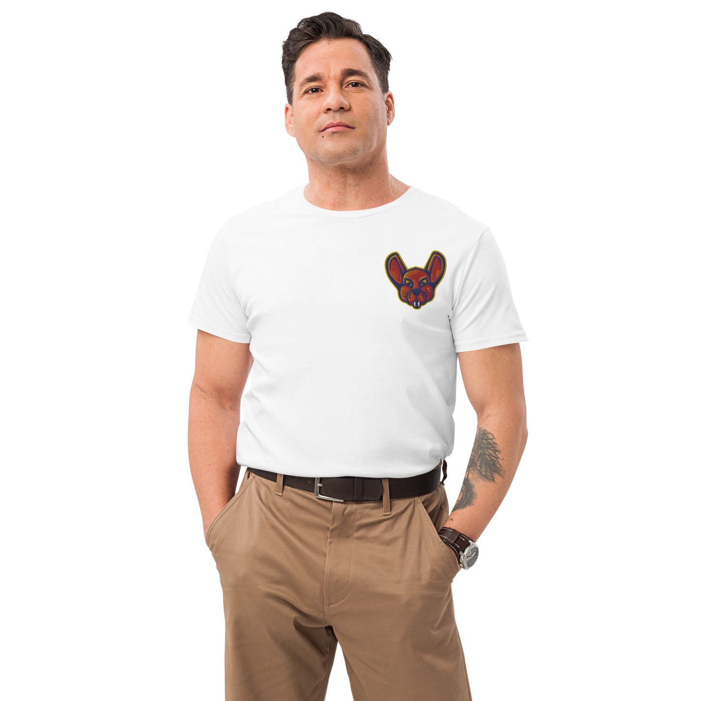 Men's premium cotton t-shirt - Uncle Rat